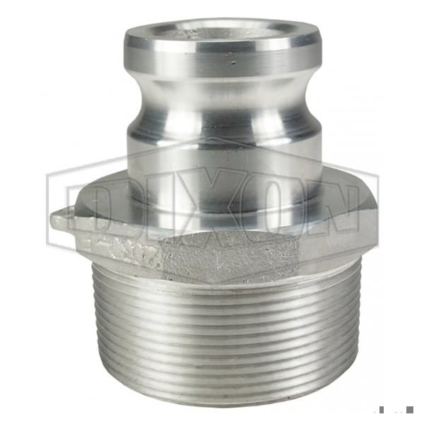 Type F Cam and Groove Reducing Adapter, 3 x 2 in, Male Adapter x MNPT, Aluminum, Domestic